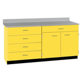 Base Cabinets with Five Drawers and Double Door Shelf 84512 F60 BC - Steven's I.D.SYSTEMS®